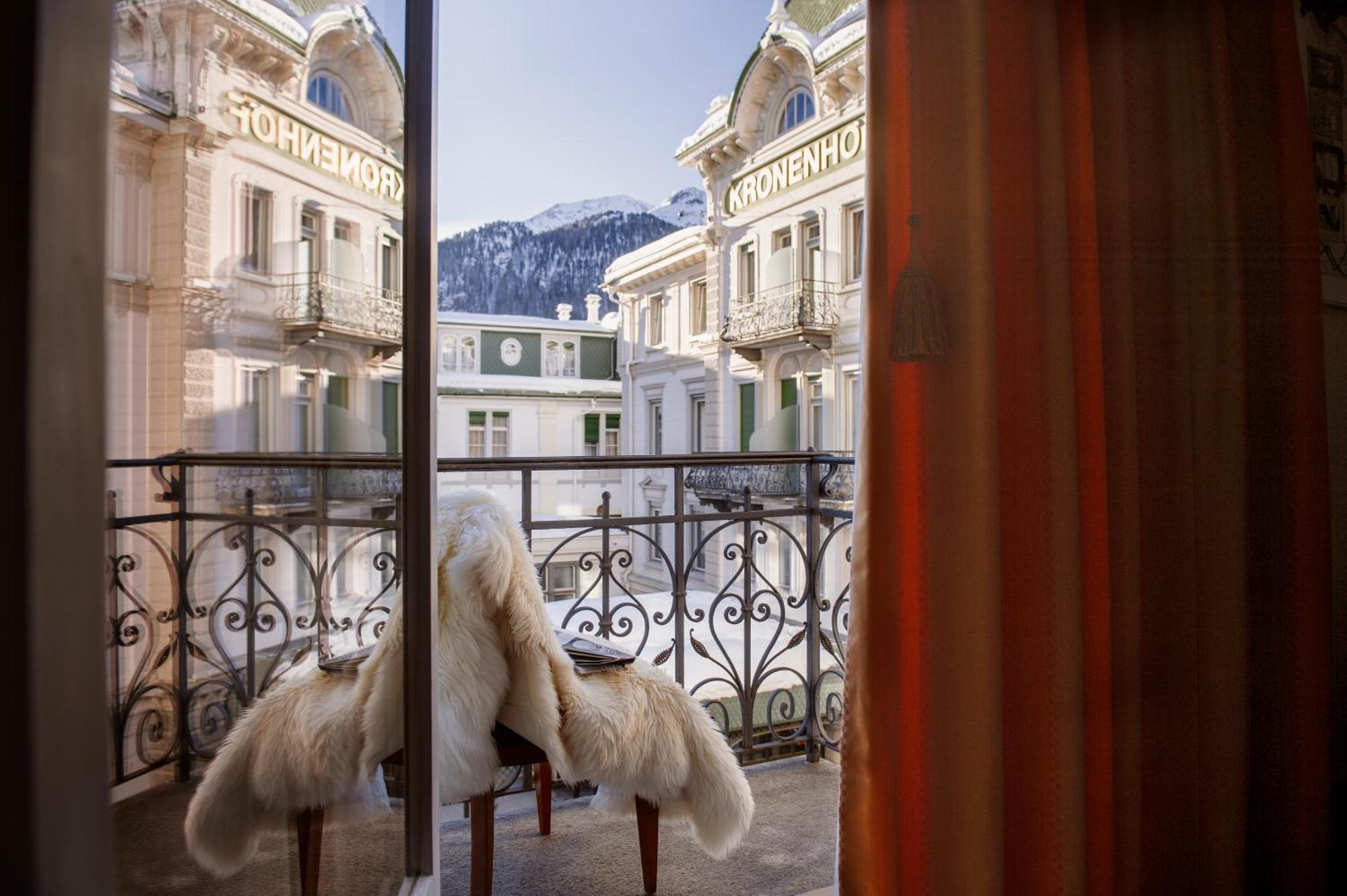 Grand Hotel Kronenhof Pontresina Exteriér fotografie