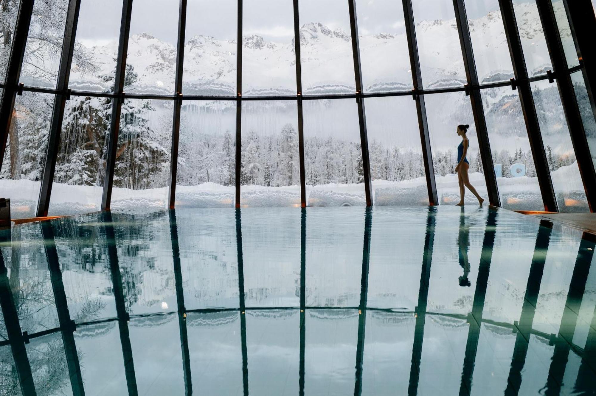 Grand Hotel Kronenhof Pontresina Exteriér fotografie