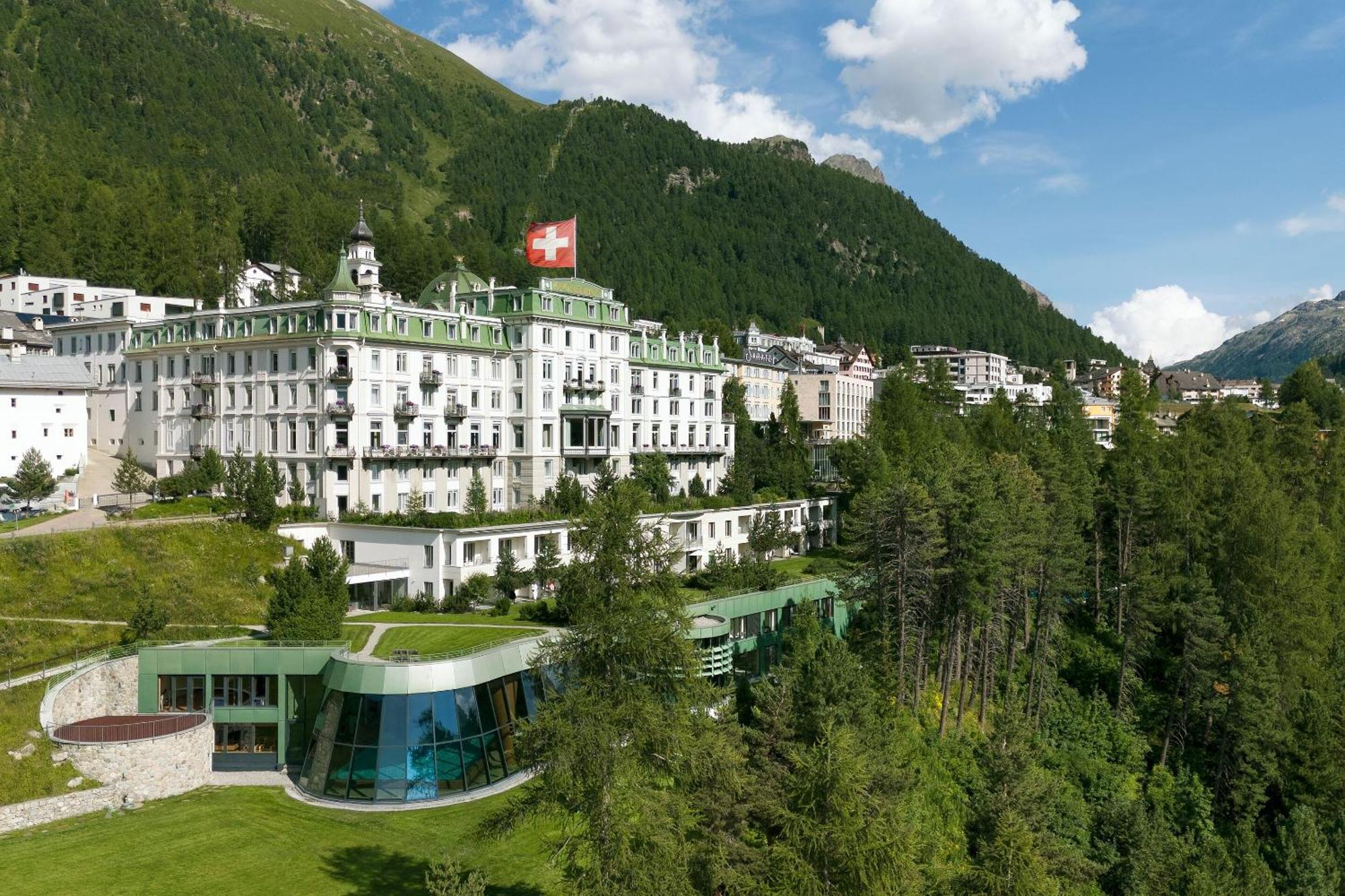 Grand Hotel Kronenhof Pontresina Exteriér fotografie